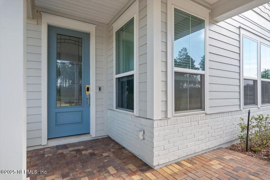 Exterior details and patio area of a home in , St. Augustine (Image 4). Exterior details and patio area of a home in , St. Augustine (Image 4).