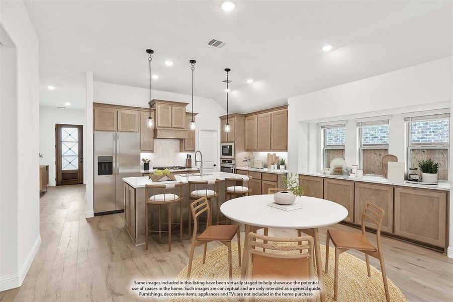 Furnished interior view inside a new home in Creekview Meadows, Pilot Point (Image 18). Furnished interior view inside a new home in Creekview Meadows, Pilot Point (Image 18).