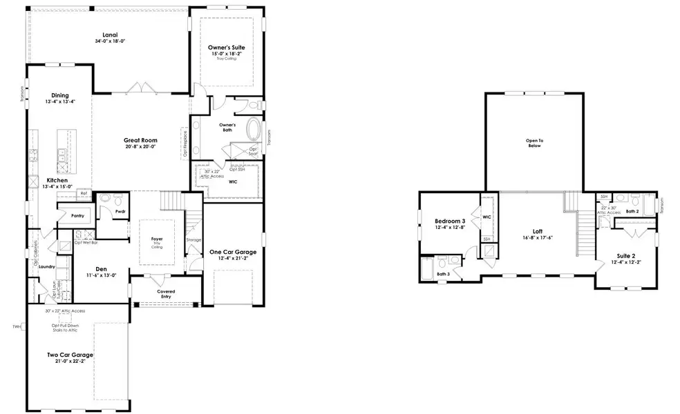 2D floor plan layout of this home in NatureWalk at Watersound Origins, Inlet Beach, FL (Image 4). 2D floor plan layout of this home in NatureWalk at Watersound Origins, Inlet Beach, FL (Image 4).