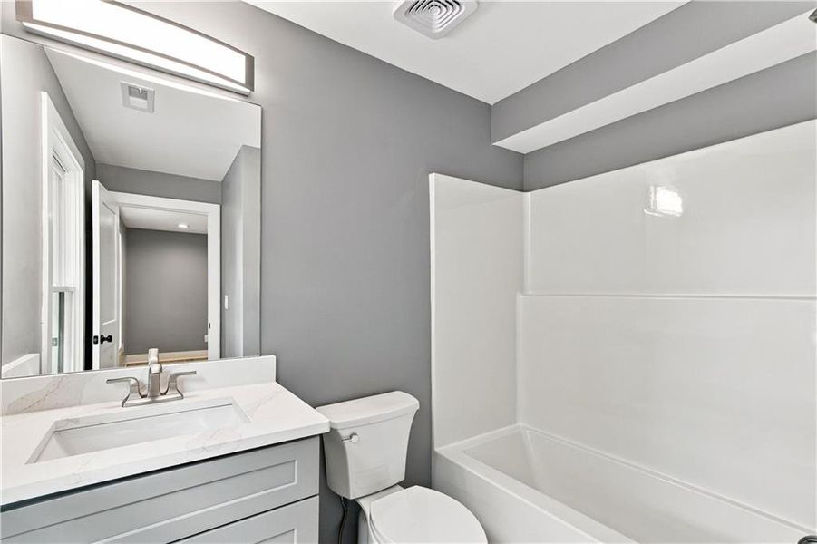Furnished interior view inside a new home in , Atlanta (Image 17). Furnished interior view inside a new home in , Atlanta (Image 17).