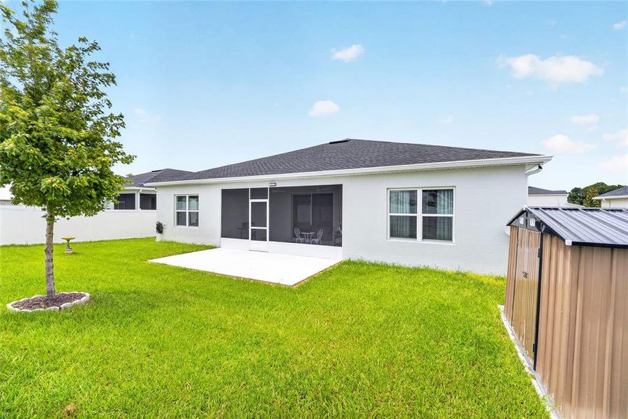 Exterior details and patio area of a home in , Ocala (Image 26).
