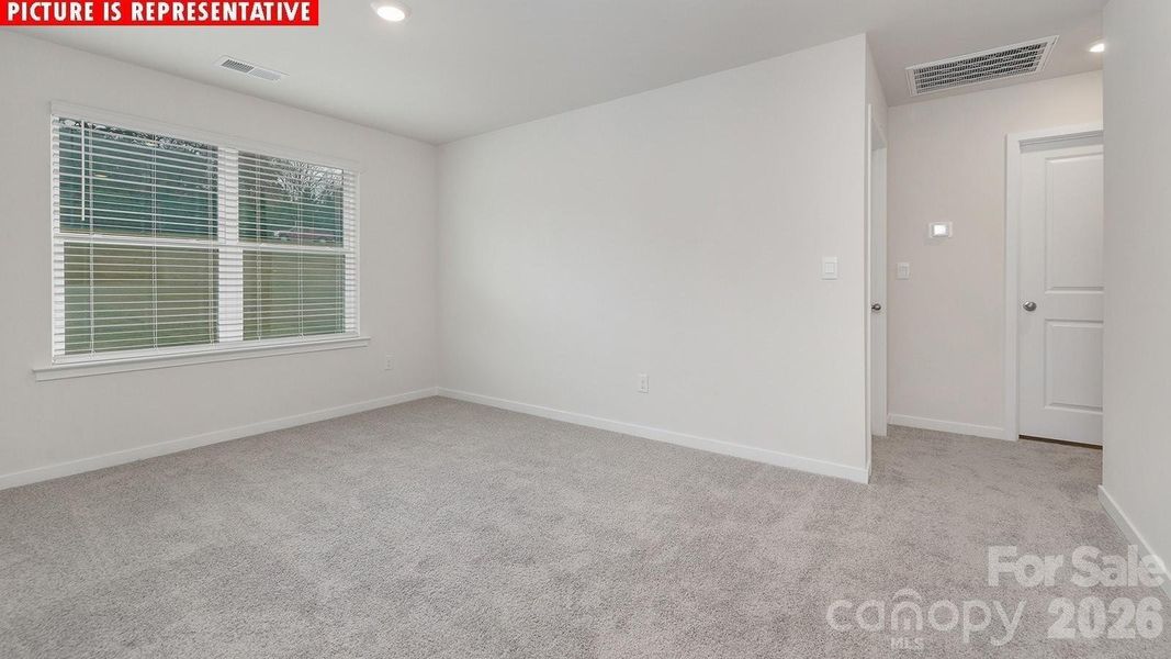 Spacious, unfurnished interior of a new home in Cardinal Creek, Charlotte (Image 17).