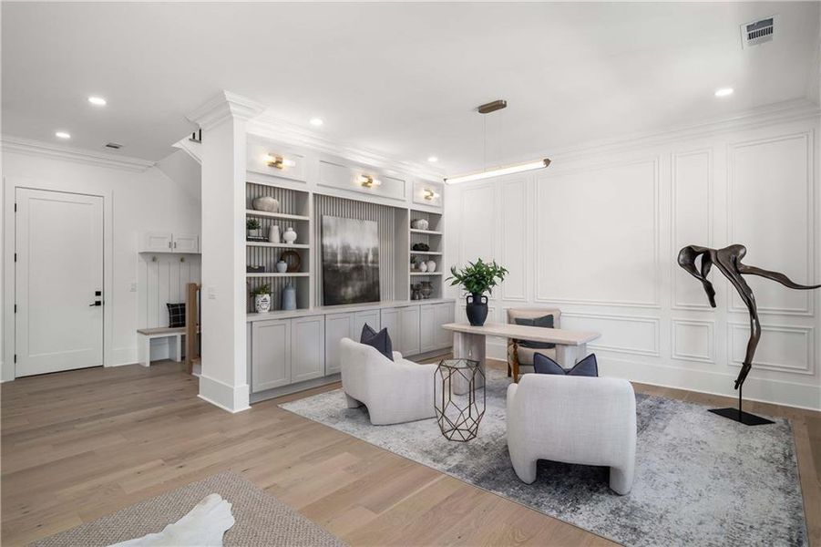 Furnished interior view inside a new home in Echo at Crabapple, Milton (Image 12).