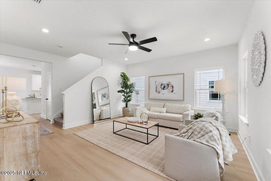 Furnished interior view inside a new home in , Fleming Island (Image 9).