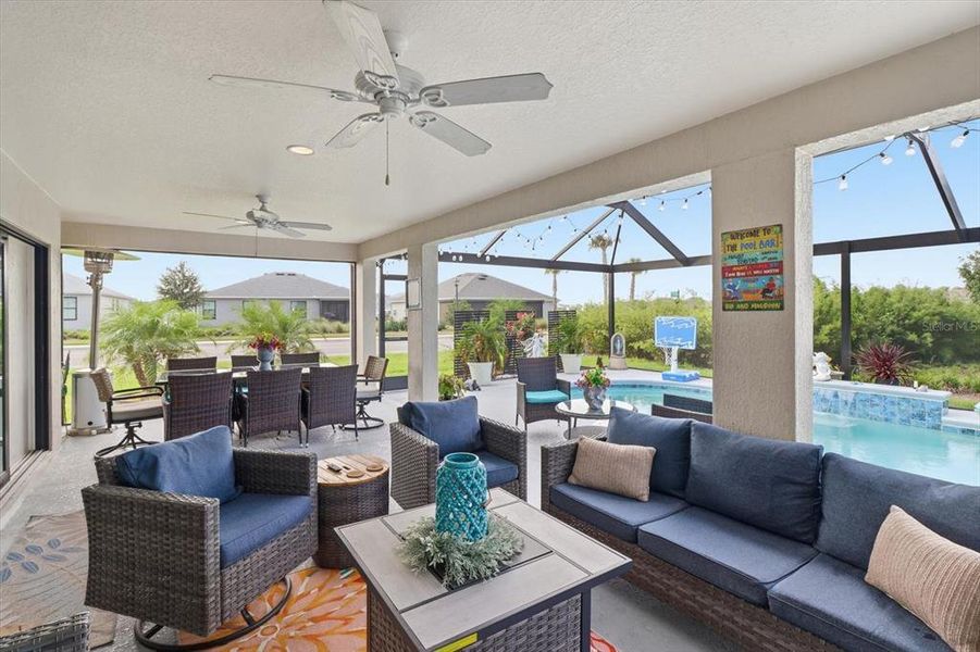 Exterior details and patio area of a home in , The Villages (Image 3).