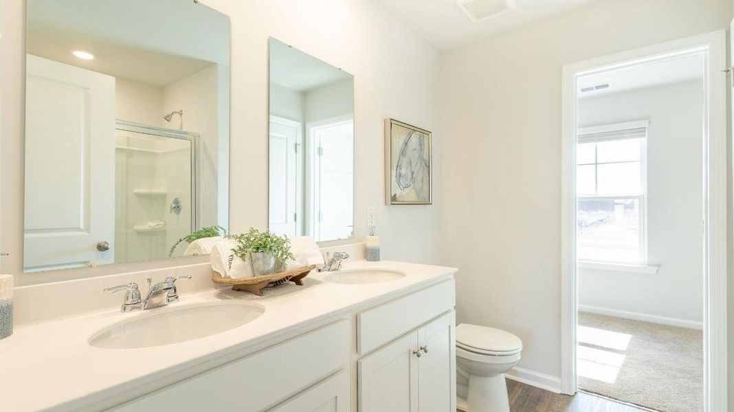 Furnished interior view inside a new home in Settlement at Salamander, North Charleston (Image 18).