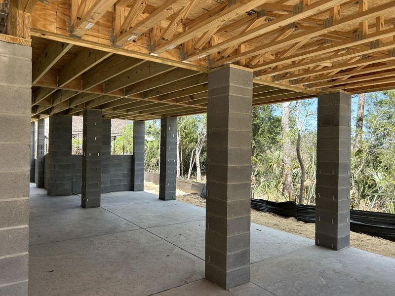 In-progress construction of a new home in , Mount Pleasant, SC (Image 6).