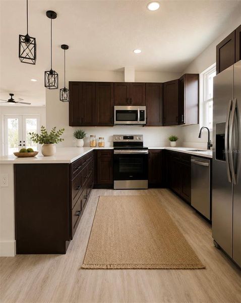 Furnished interior view inside a new home in , Spring Hill (Image 12).