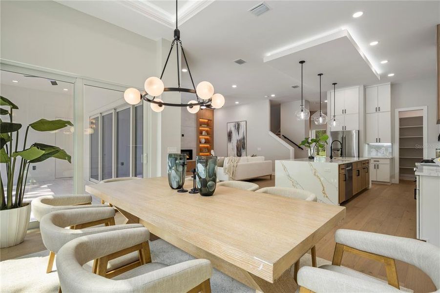 Furnished interior view inside a new home in , Winter Park (Image 44).