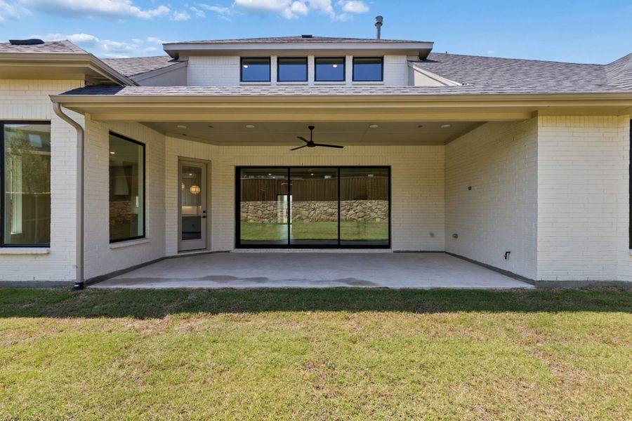 Exterior details and patio area of a home in StarView, Prosper (Image 3).