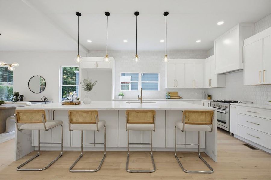 Furnished interior view inside a new home in , Atlanta (Image 16).