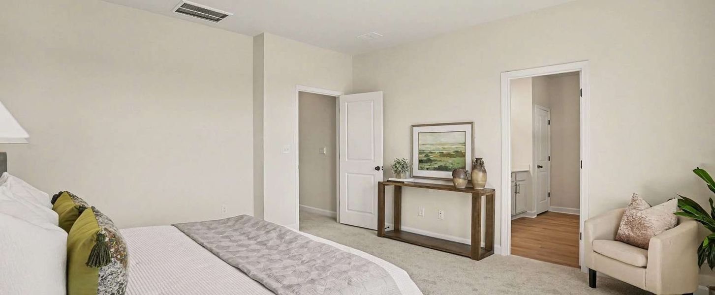 Representative furnished interior of a home built from the Sedona by Ashton Woods in Blue Heron Retreat, Little River (Image 14).