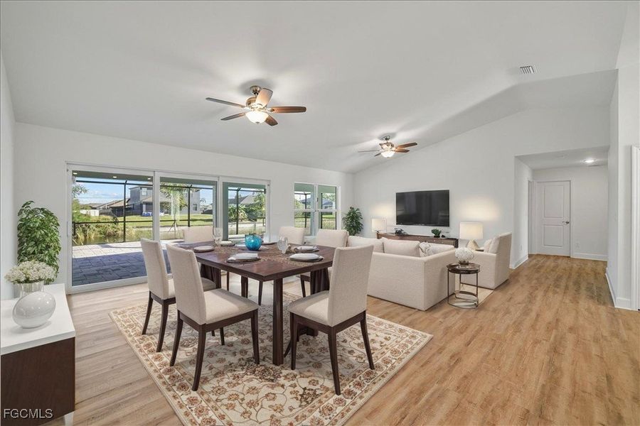 Furnished interior view inside a new home in Cape Coral, Cape Coral (Image 7).