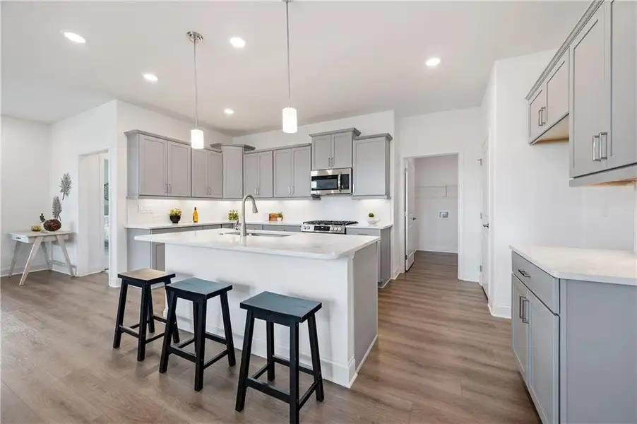 Furnished interior view inside a new home in , Hiram (Image 6).