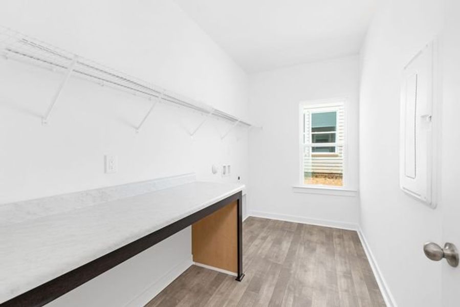 Representative unfurnished interior of a home built from the Wayne by True Homes in Beaver Creek, Statesville (Image 17).