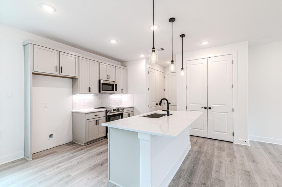 Furnished interior view inside a new home in , Huntsville (Image 11).