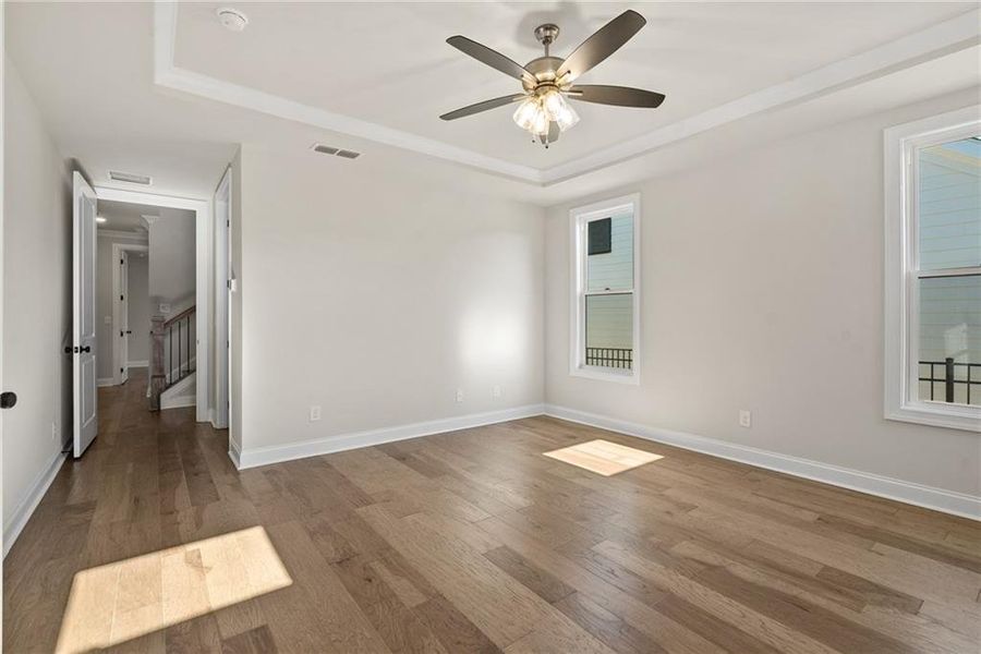 Spacious, unfurnished interior of a new home in Promenade at Sawnee Village, Cumming (Image 25). Spacious, unfurnished interior of a new home in Promenade at Sawnee Village, Cumming (Image 25).