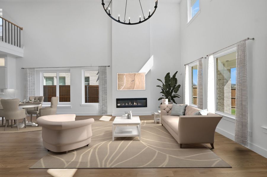 Furnished interior view inside a new home in Aster Park, McKinney (Image 14).