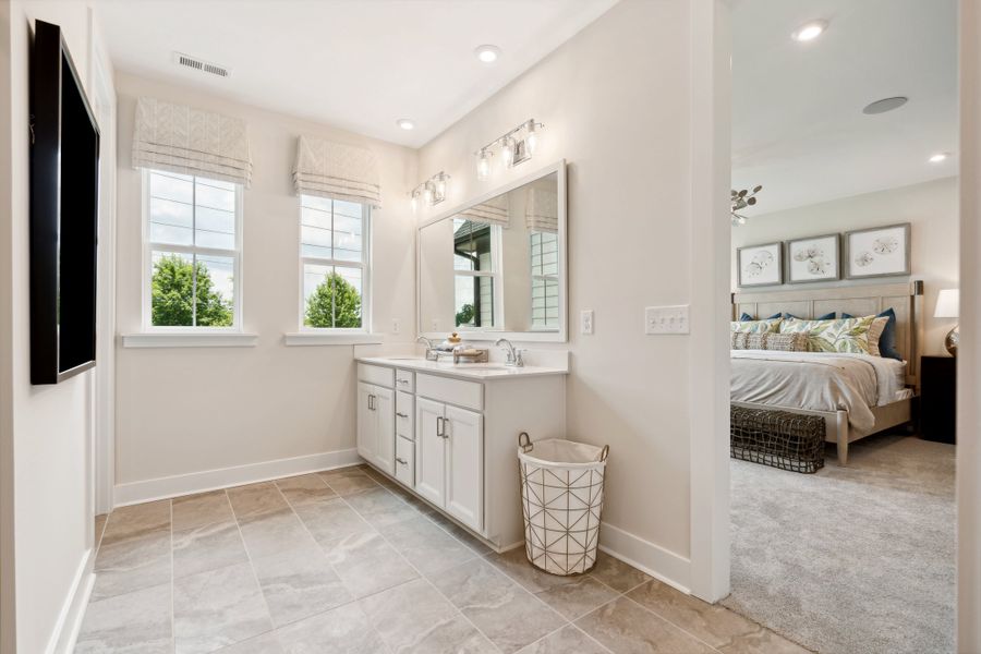 Furnished interior view inside a new home in Seven Oaks, Belmont (Image 23).