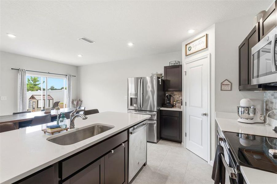 Furnished interior view inside a new home in , Brooksville (Image 36).