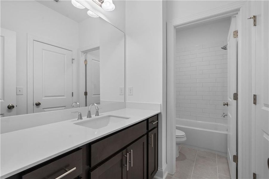Furnished interior view inside a new home in Waterhaven, Cumming (Image 14).