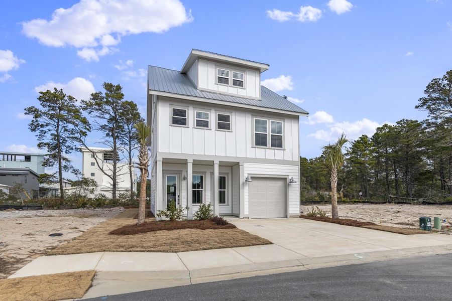 Representative exterior photo of a completed home built from the Marino by Brock Built in Nautilus Pointe, Inlet Beach, FL (Image 24).