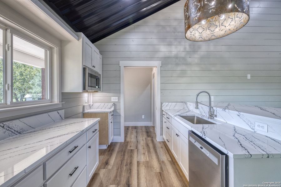 Furnished interior view inside a new home in , Leakey (Image 6).