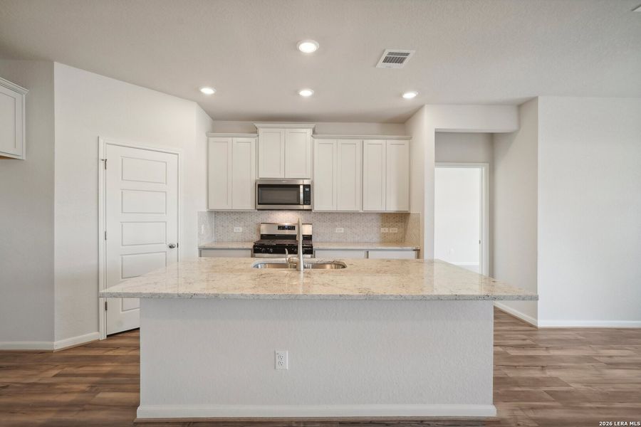 Furnished interior view inside a new home in Arcadia Ridge - Premier Series, San Antonio (Image 14). Furnished interior view inside a new home in Arcadia Ridge - Premier Series, San Antonio (Image 14).