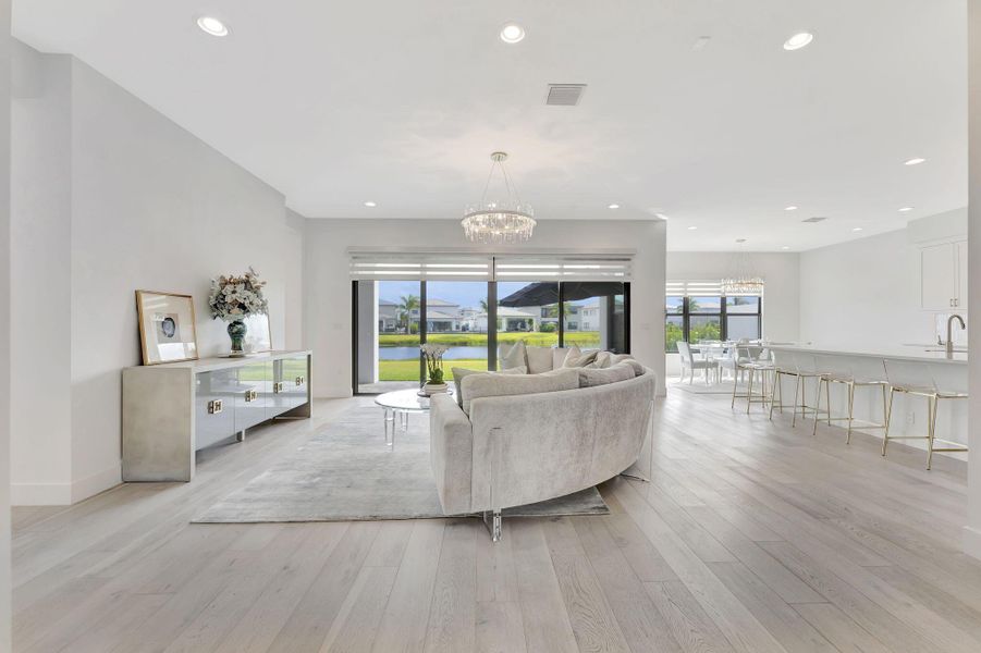 Furnished interior view inside a new home in , Boca Raton (Image 57). Furnished interior view inside a new home in , Boca Raton (Image 57).