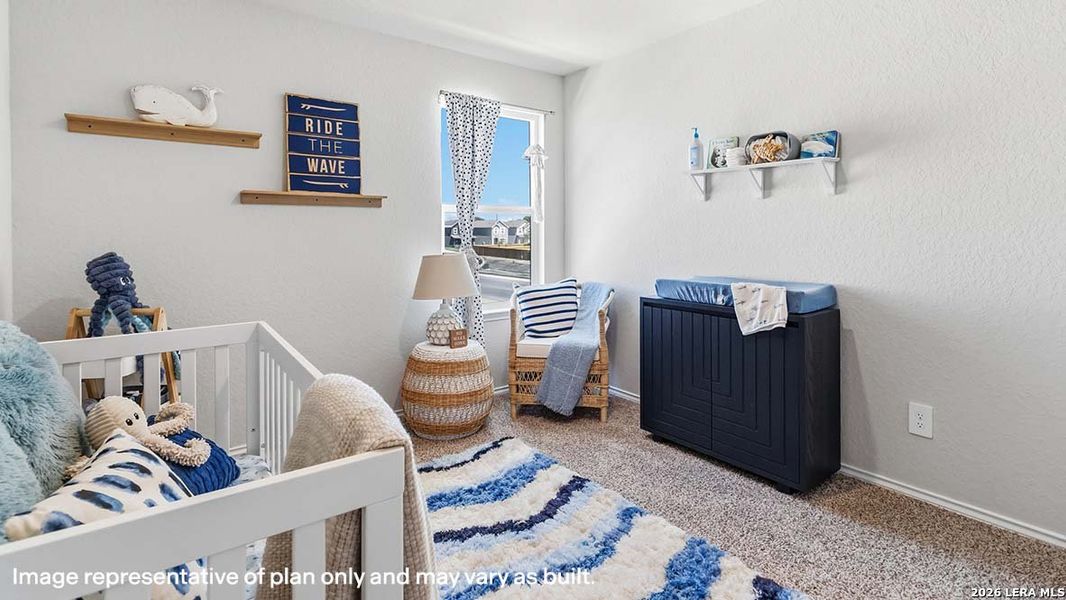 Furnished interior view inside a new home in Riverstone at Westpointe, San Antonio (Image 23).
