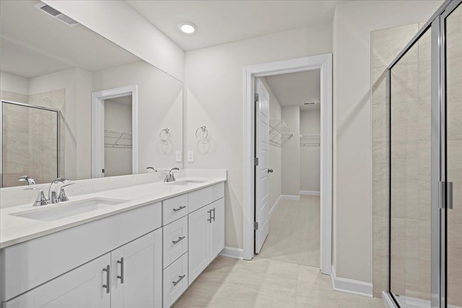 Furnished interior view inside a new home in Collier Ridge, Moore (Image 7). Furnished interior view inside a new home in Collier Ridge, Moore (Image 7).