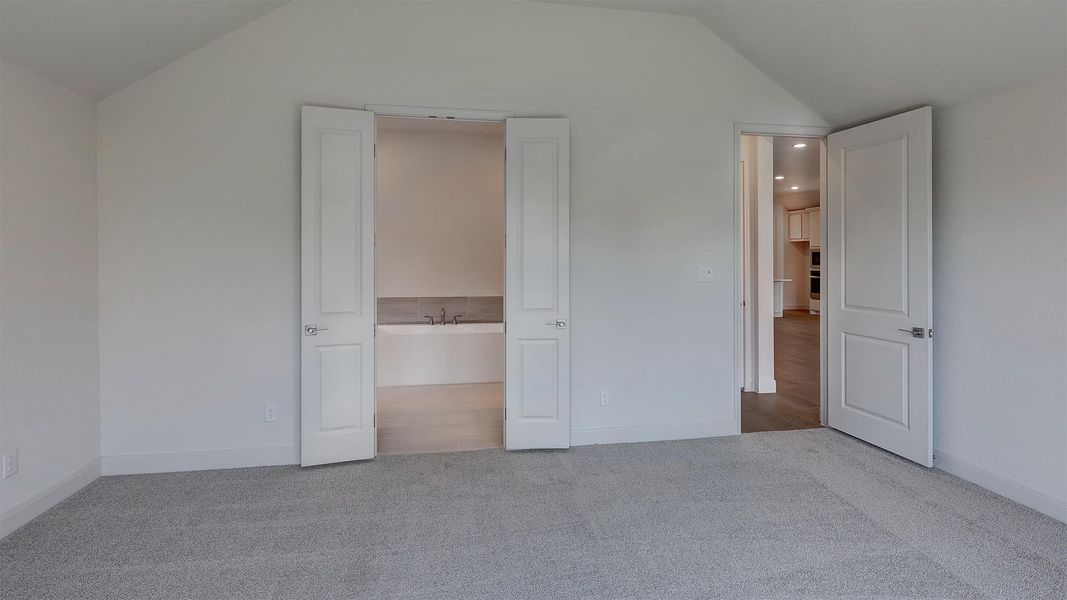 Spacious, unfurnished interior of a new home in Kallison Ranch, San Antonio (Image 19). Spacious, unfurnished interior of a new home in Kallison Ranch, San Antonio (Image 19).