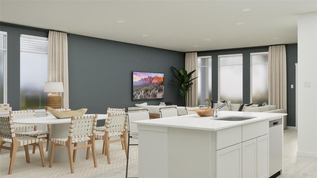 Furnished interior view inside a new home in River Bridge Ranch: Coastline Collection, San Marcos (Image 23). Furnished interior view inside a new home in River Bridge Ranch: Coastline Collection, San Marcos (Image 23).