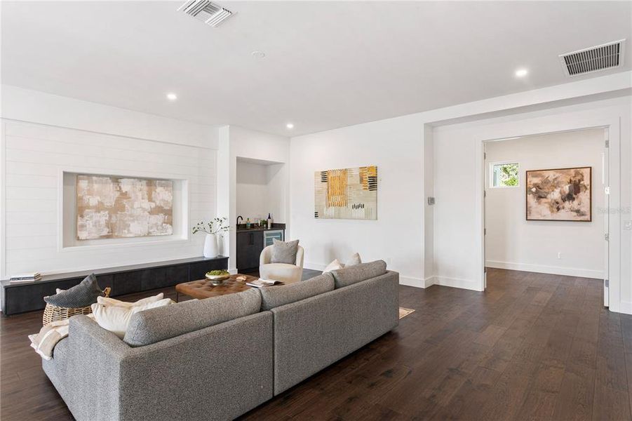 Furnished interior view inside a new home in , Tampa (Image 35).