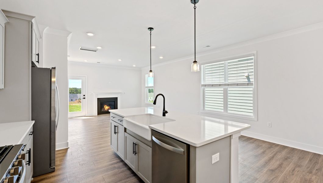 Furnished interior view inside a new home in Adams Glen, Greenville (Image 9).