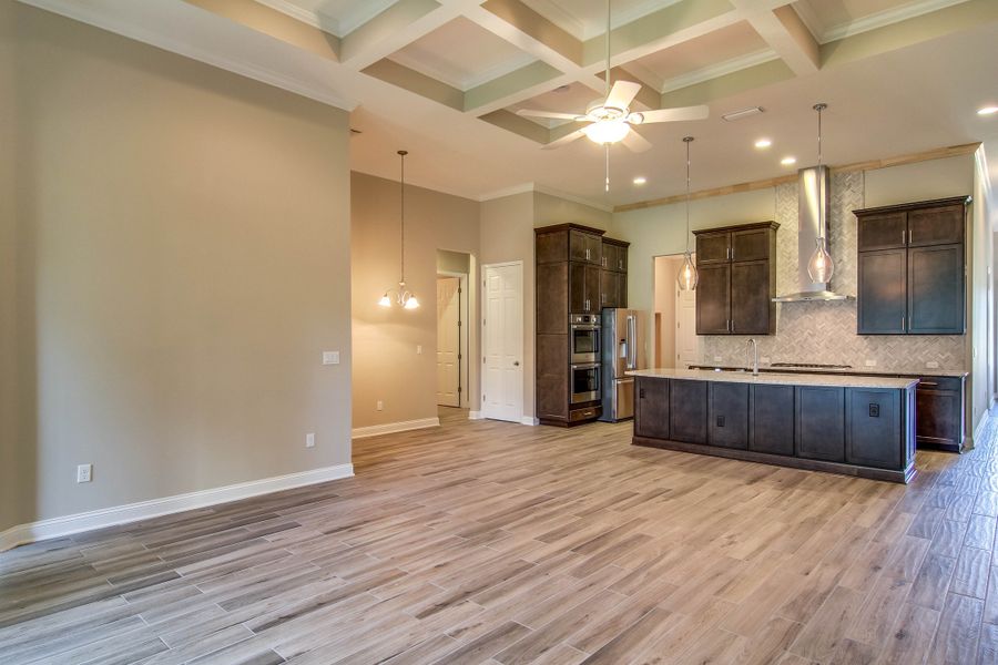 Representative unfurnished interior of a home built from the Lena by Riverside Homes in Hidden Creek at SilverLeaf 70' Series, St. Augustine (Image 21).