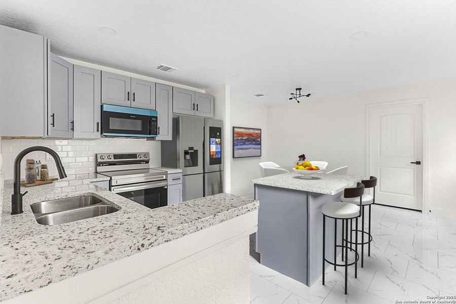 Furnished interior view inside a new home in , Spring Branch (Image 3). Furnished interior view inside a new home in , Spring Branch (Image 3).