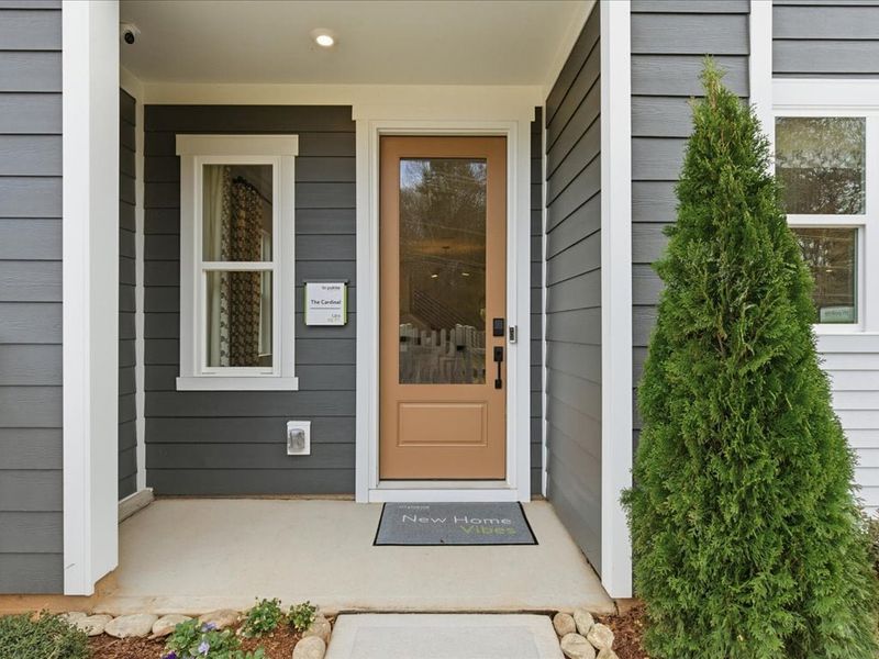 Representative exterior details of a home built from the Cardinal by Tri Pointe Homes in Ellis Townes, Charlotte (Image 2).