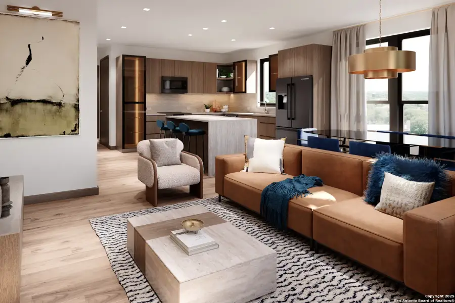 Furnished interior view inside a new home in , Taylor (Image 3).