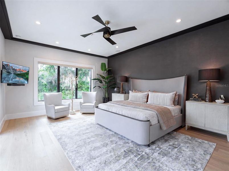 Furnished interior view inside a new home in , Orlando (Image 6).