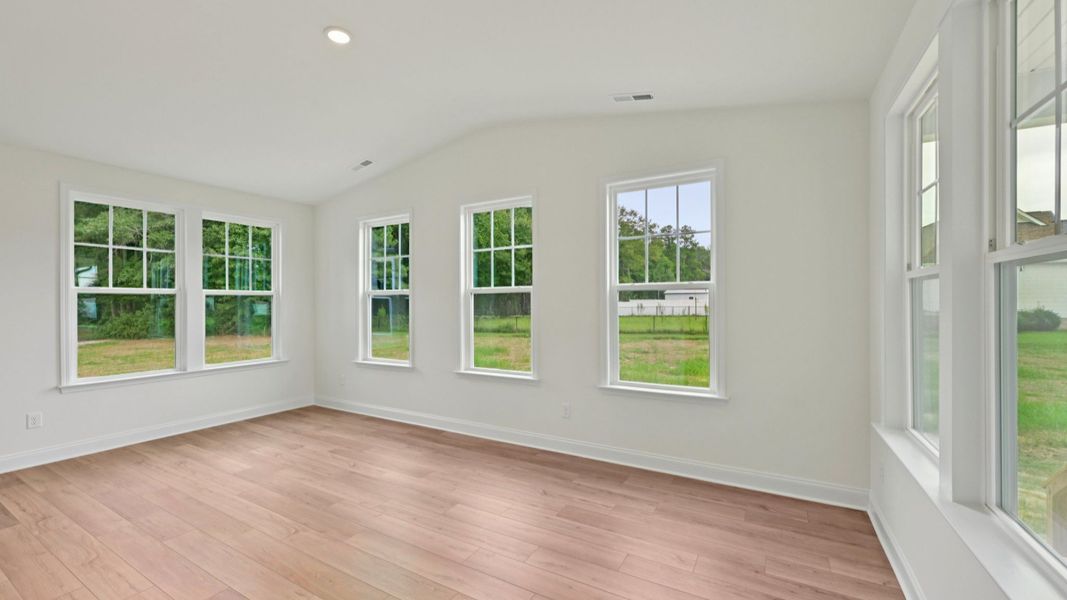 Representative furnished interior of a home built from the Stonehaven by DRB Homes in Campbell Ridge, Angier (Image 11).