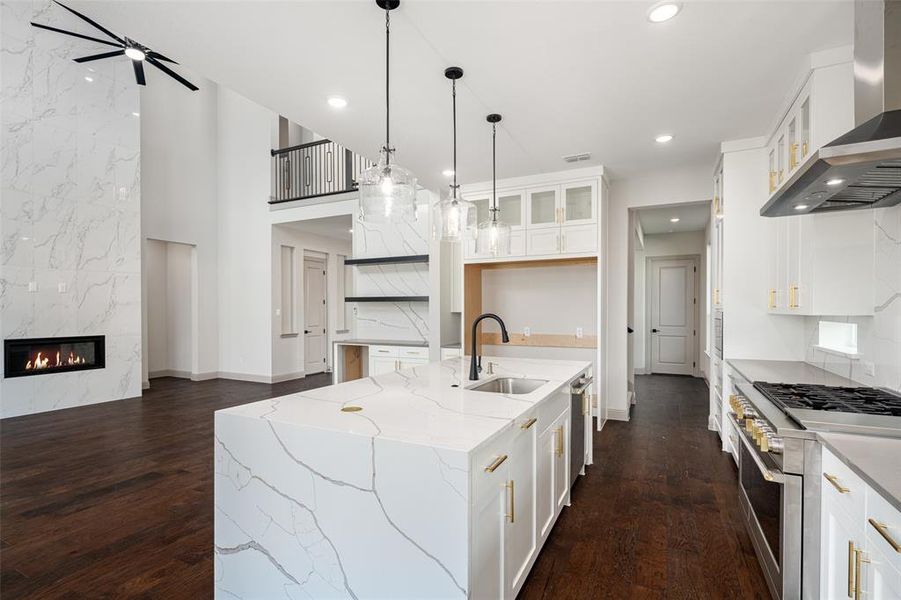 Furnished interior view inside a new home in , Frisco (Image 16).