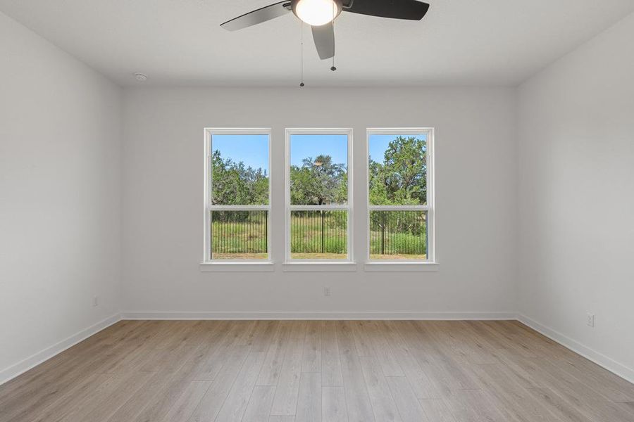 Spacious, unfurnished interior of a new home in Capitol Collection at Lariat, Liberty Hill (Image 16). Spacious, unfurnished interior of a new home in Capitol Collection at Lariat, Liberty Hill (Image 16).