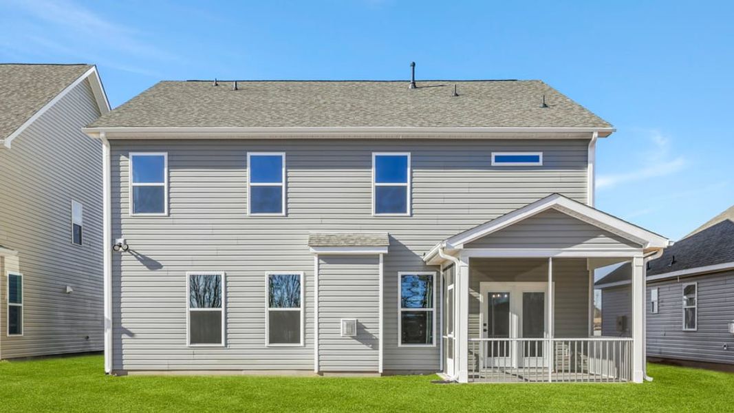 Exterior details and patio area of a home in Seven Oaks, Greenwood (Image 4). Exterior details and patio area of a home in Seven Oaks, Greenwood (Image 4).