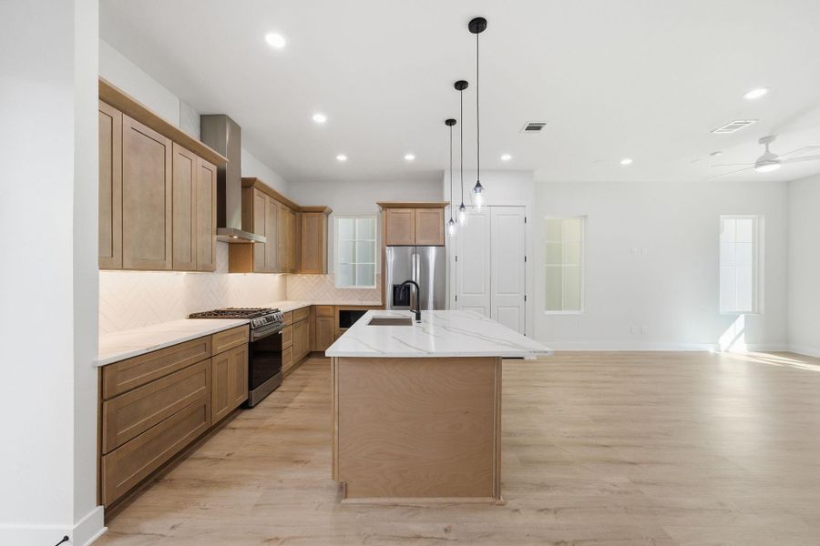 Furnished interior view inside a new home in , Houston (Image 4). Furnished interior view inside a new home in , Houston (Image 4).