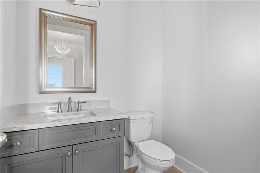 Furnished interior view inside a new home in , Milton (Image 10).