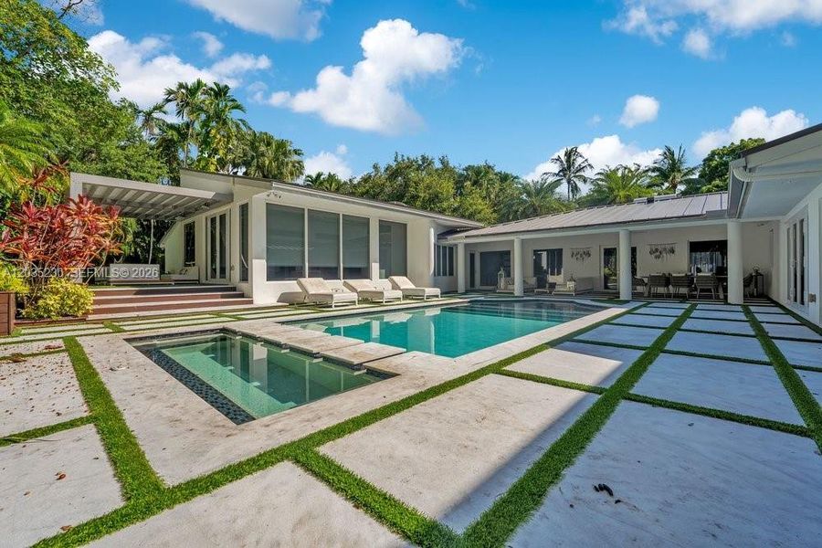 Exterior details and patio area of a home in , Pinecrest (Image 28). Exterior details and patio area of a home in , Pinecrest (Image 28).