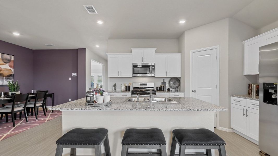 Furnished interior view inside a new home in Longhorn Estates, Fort Worth (Image 11).