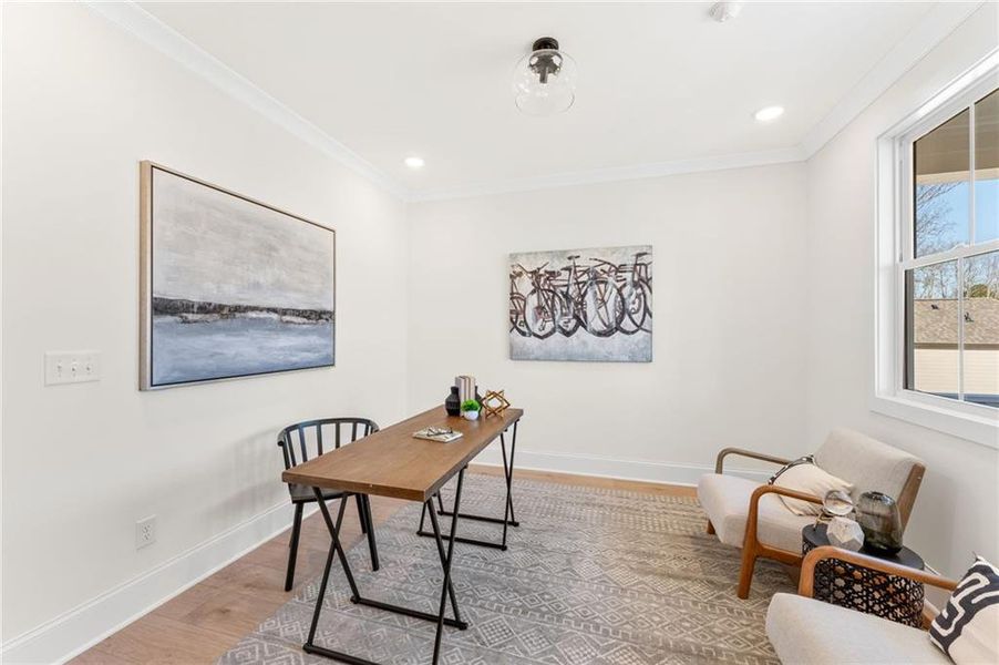 Furnished interior view inside a new home in Prescott Manor, Canton (Image 33).