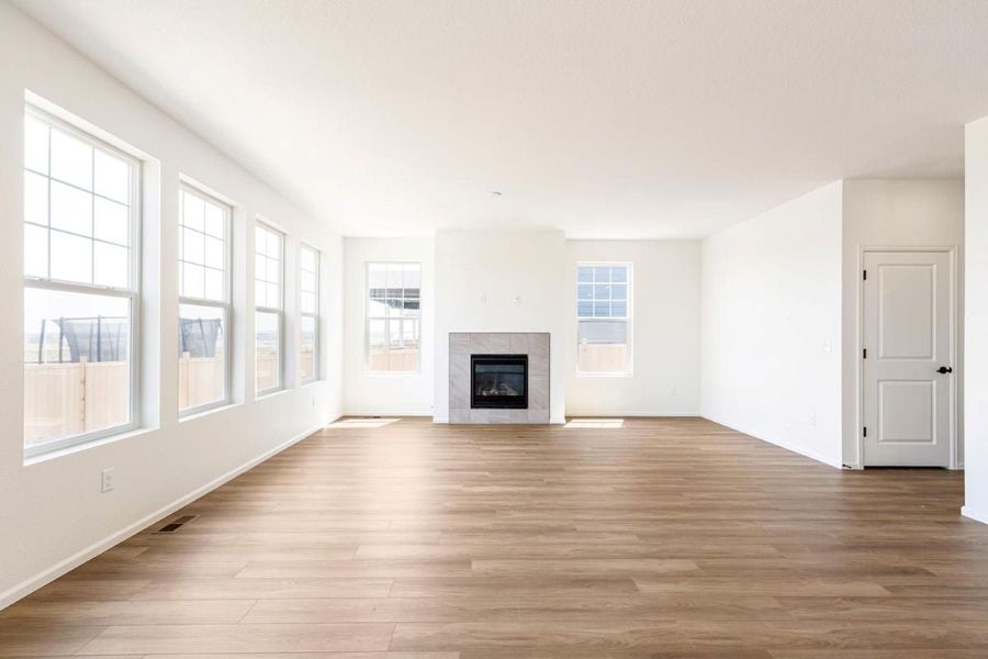 Spacious, unfurnished interior of a new home in Windsong, Thornton (Image 11). Spacious, unfurnished interior of a new home in Windsong, Thornton (Image 11).